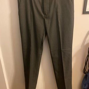Sisley grey/black pinstripes dress pants